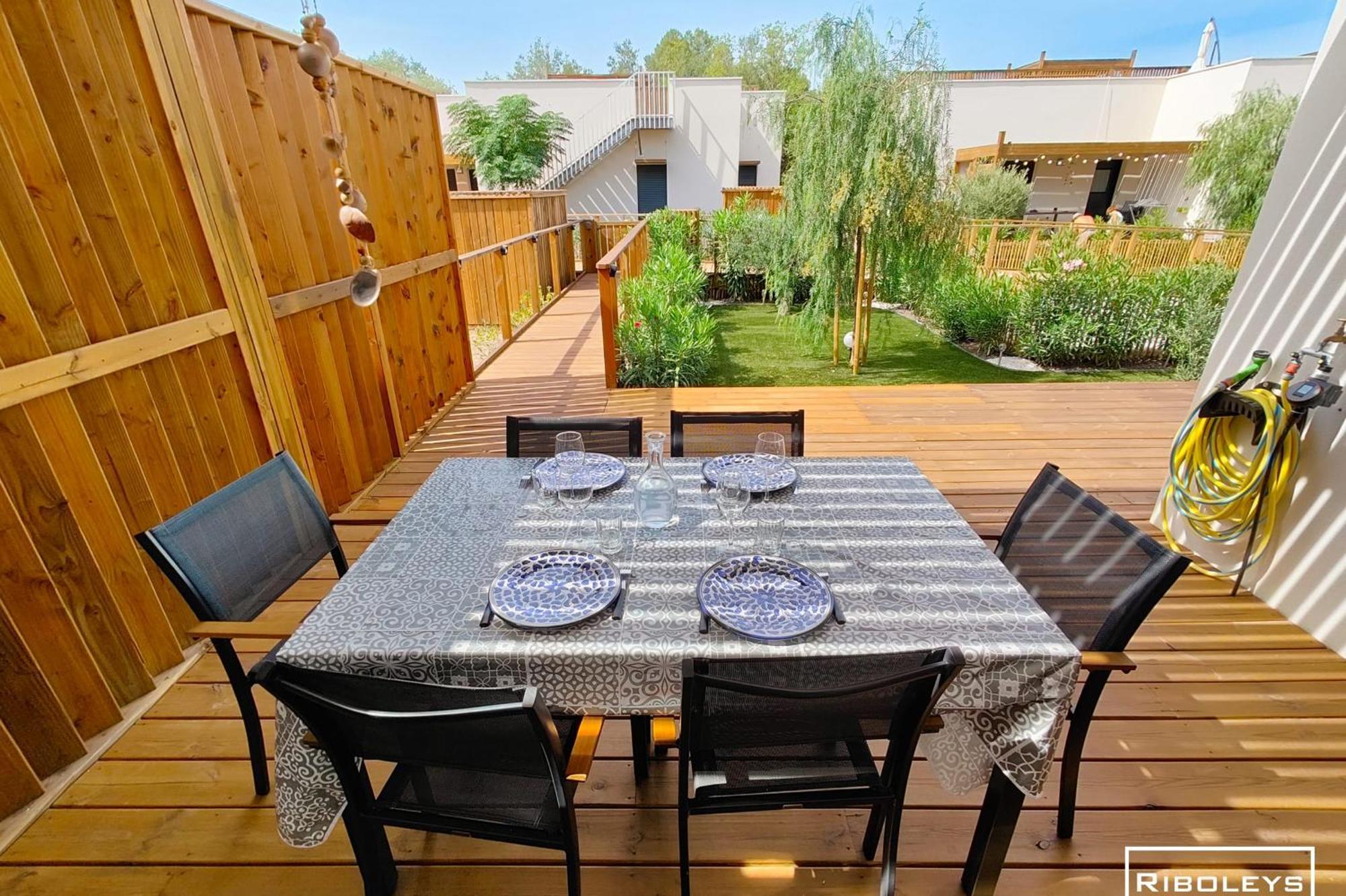 Marina Lodge - Villa T3 en résidence avec piscine Vias Esterno foto